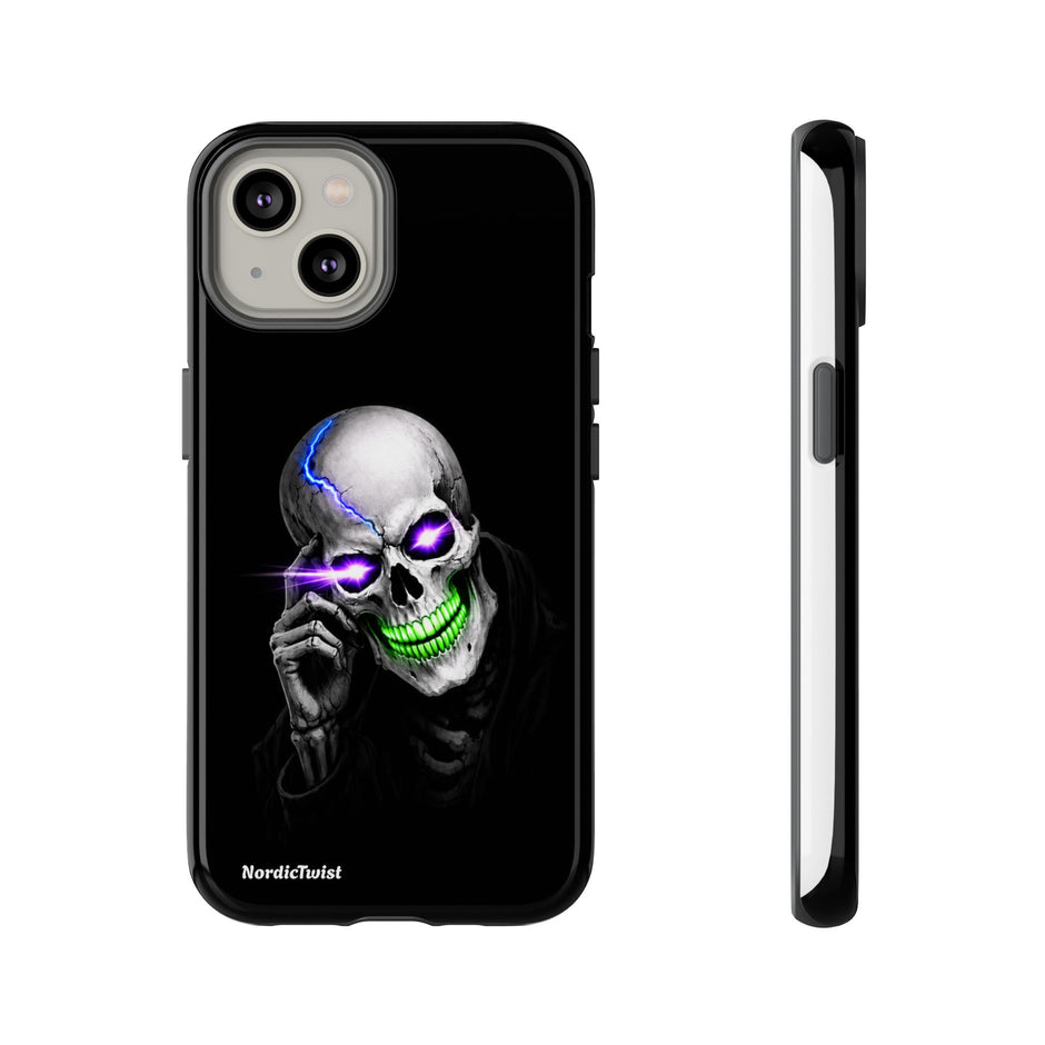 Neon Skull Tough Phone Case