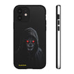 Tough Phone Case – Hooded Grim Reaper with Red Glowing Eyes