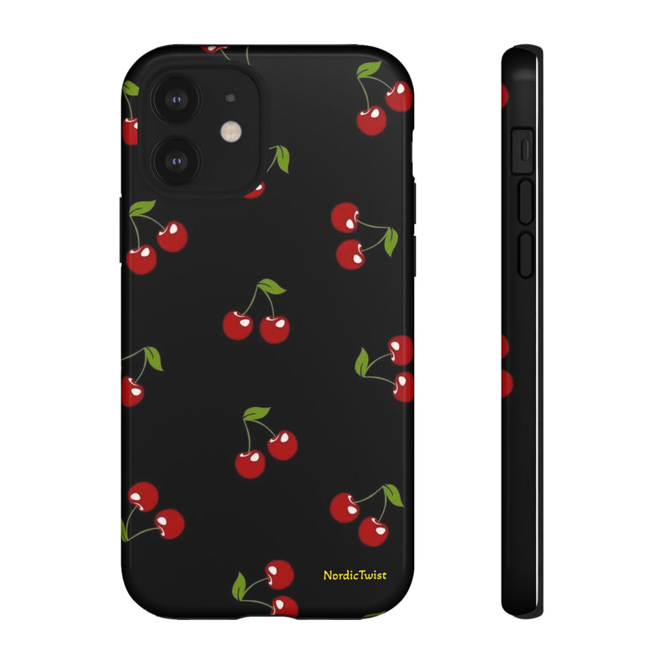 Cherry Pattern Tough Phone Case