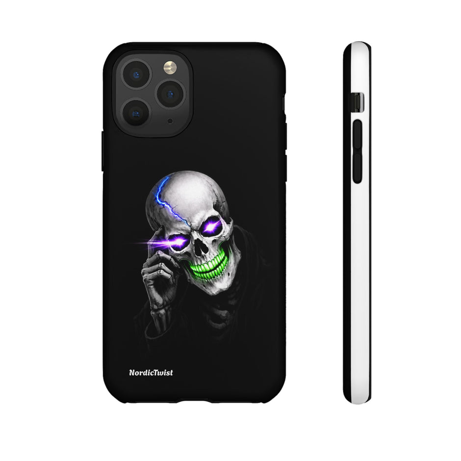 Neon Skull Tough Phone Case