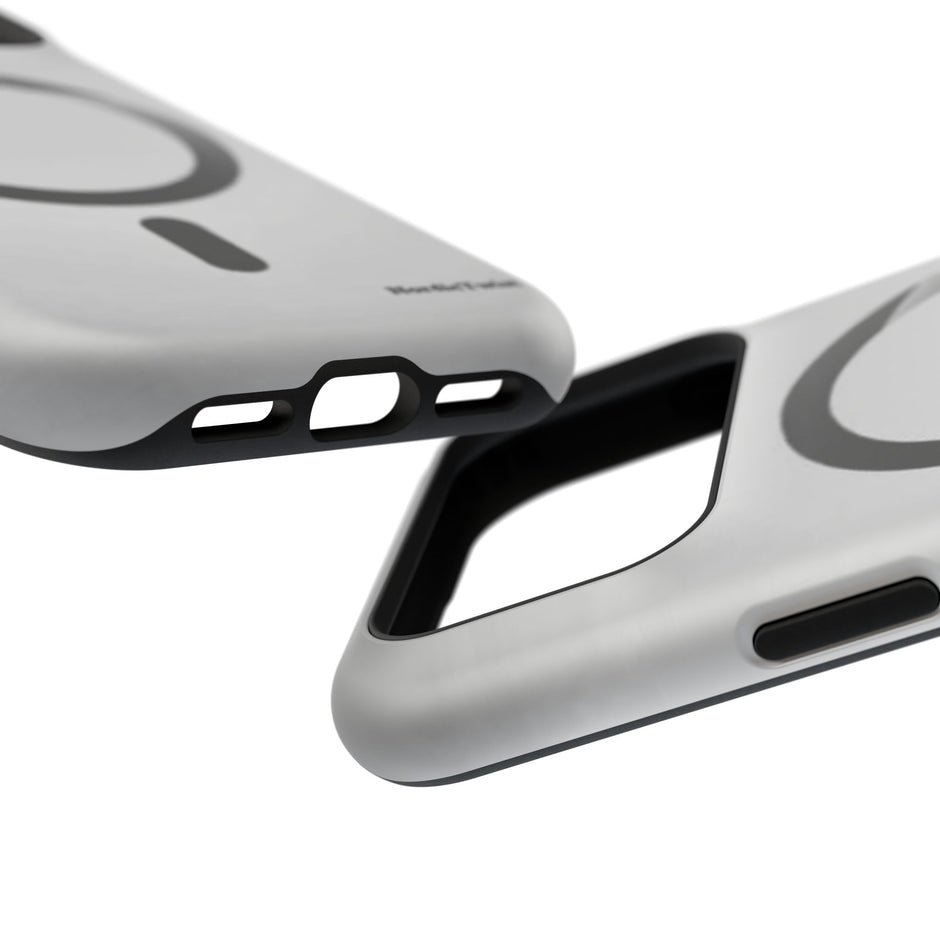 MagSafe Mobilskal – Grå Ringdesign