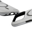 MagSafe Mobilskal – Grå Ringdesign