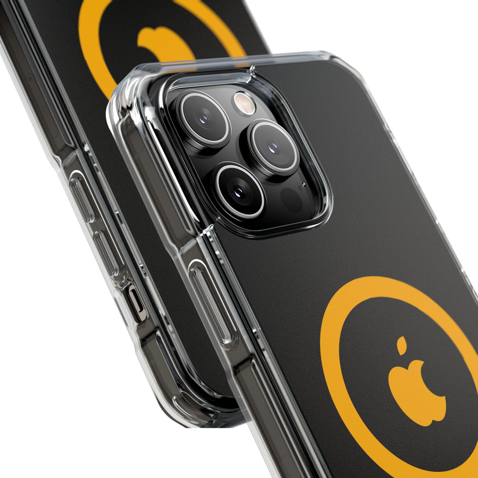 MagSafe Clear Phone Case – Yellow Ring