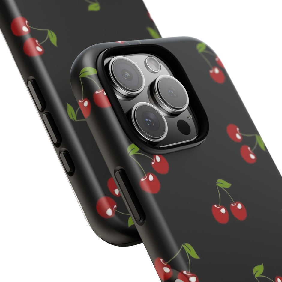 Cherry Pattern Tough Phone Case