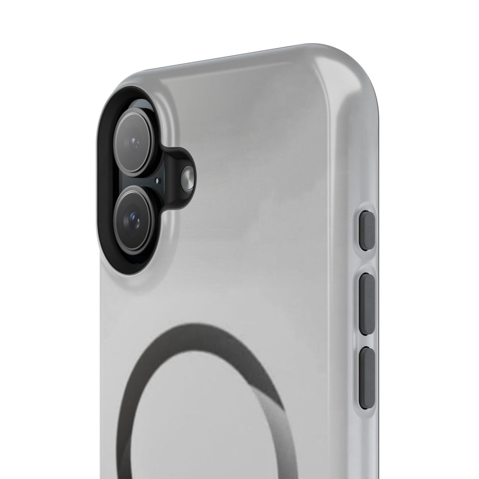 MagSafe Mobilskal – Grå Ringdesign