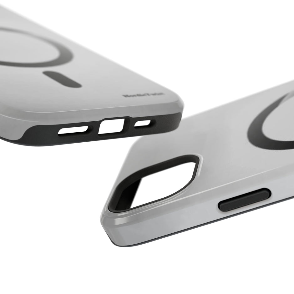 MagSafe Mobilskal – Grå Ringdesign