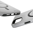 MagSafe Mobilskal – Grå Ringdesign