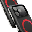 MagSafe Mobilskal – Röd Ringdesign