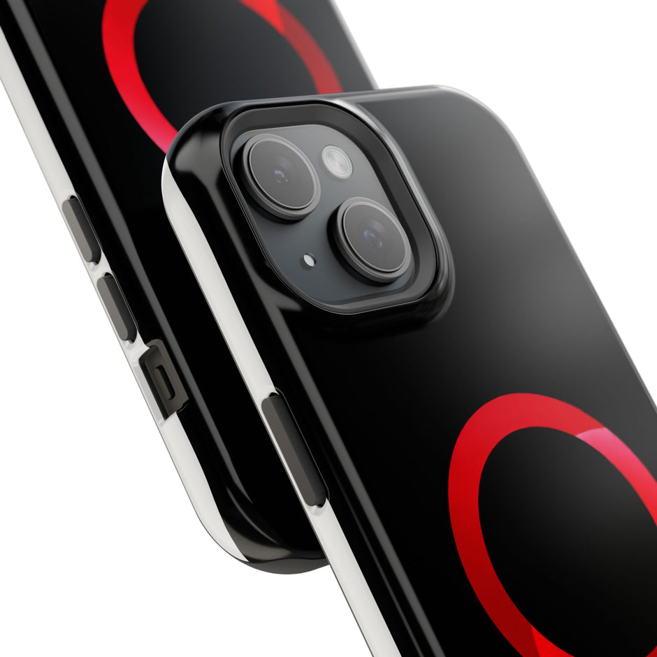 MagSafe Mobilskal – Röd Ringdesign