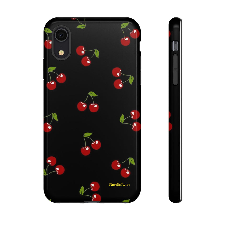 Cherry Pattern Tough Phone Case