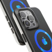 Stöttåligt MagSafe iPhone-skal – Blå Ring