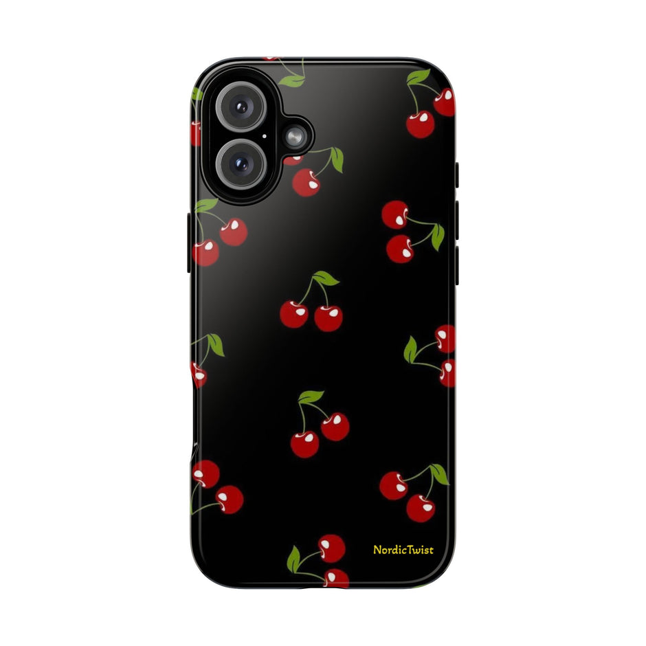 Cherry Pattern Tough Phone Case