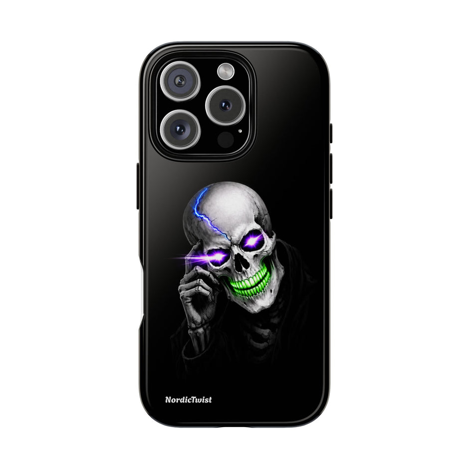 Neon Skull Tough Phone Case
