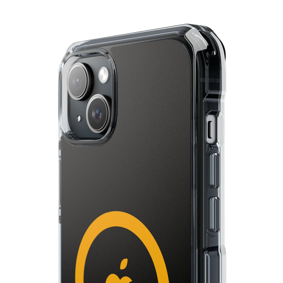 MagSafe Clear Phone Case – Yellow Ring