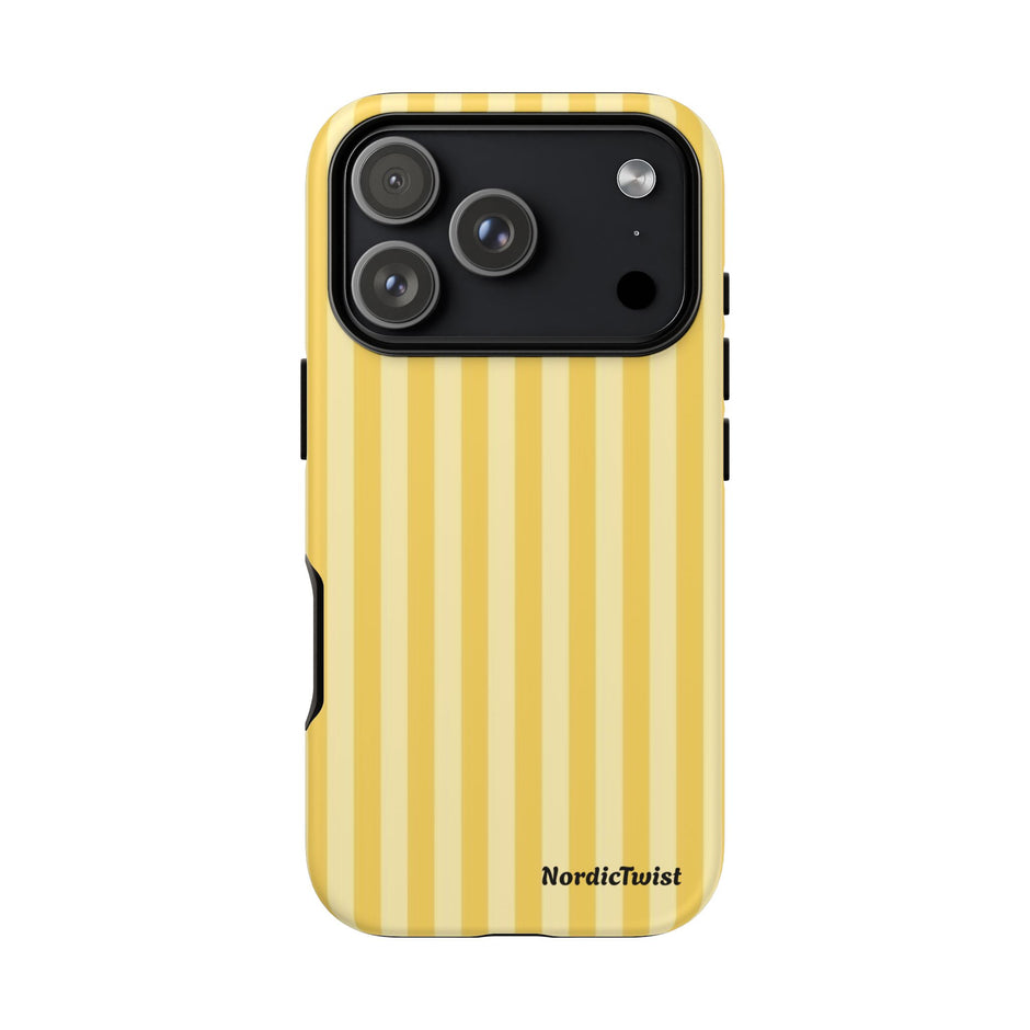 Yellow Stripe Tough Phone Case