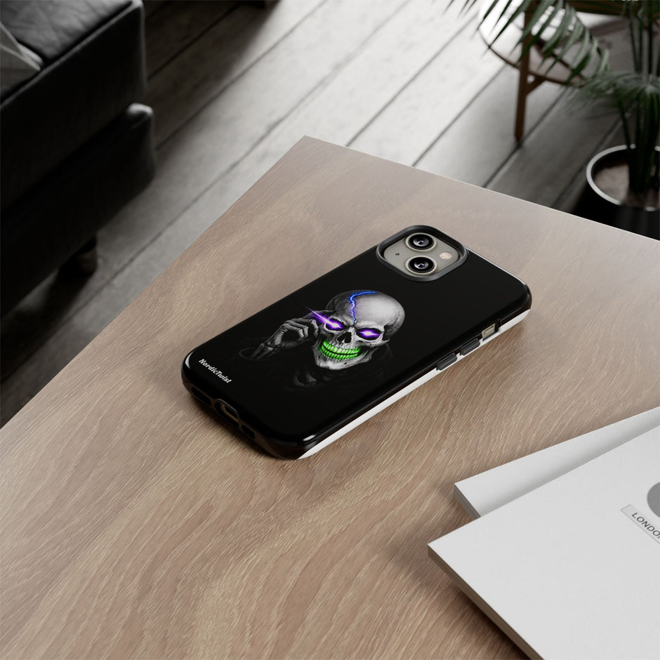 Neon Skull Tough Phone Case