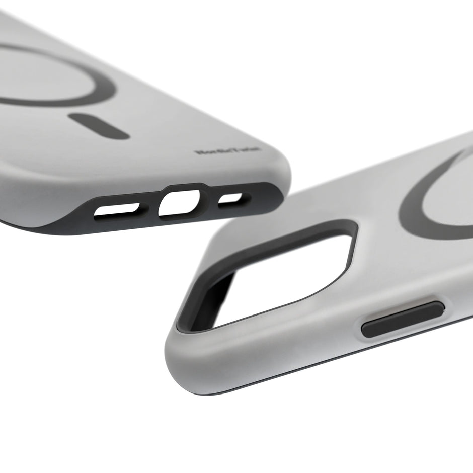 MagSafe Mobilskal – Grå Ringdesign