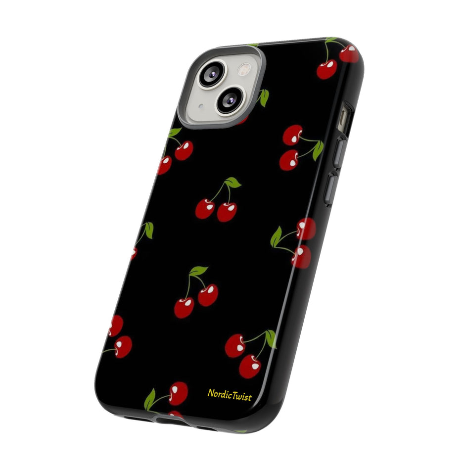 Cherry Pattern Tough Phone Case
