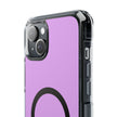 Clear Magnetic Phone Case Minimal Purple