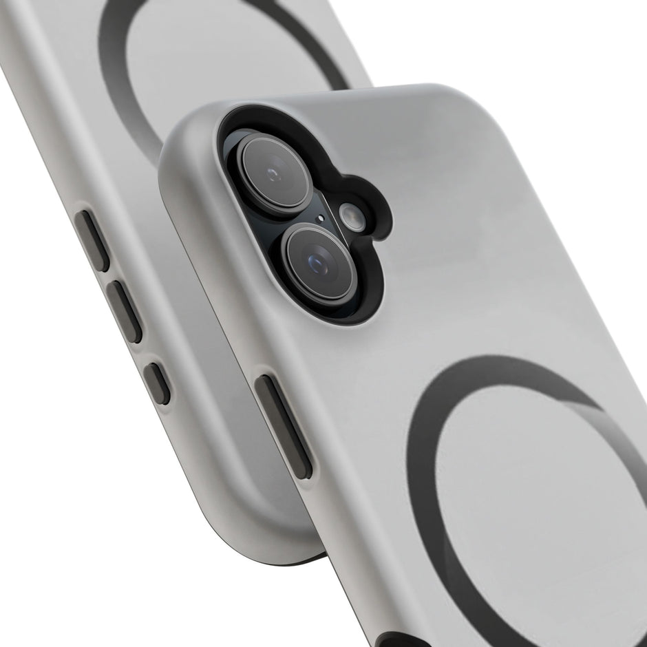 MagSafe Mobilskal – Grå Ringdesign