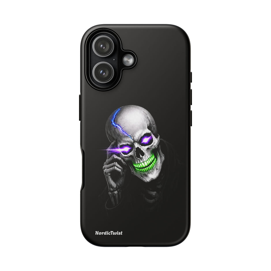 Neon Skull Tough Phone Case