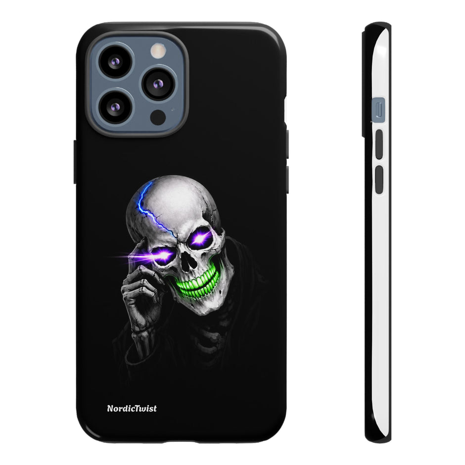 Neon Skull Tough Phone Case