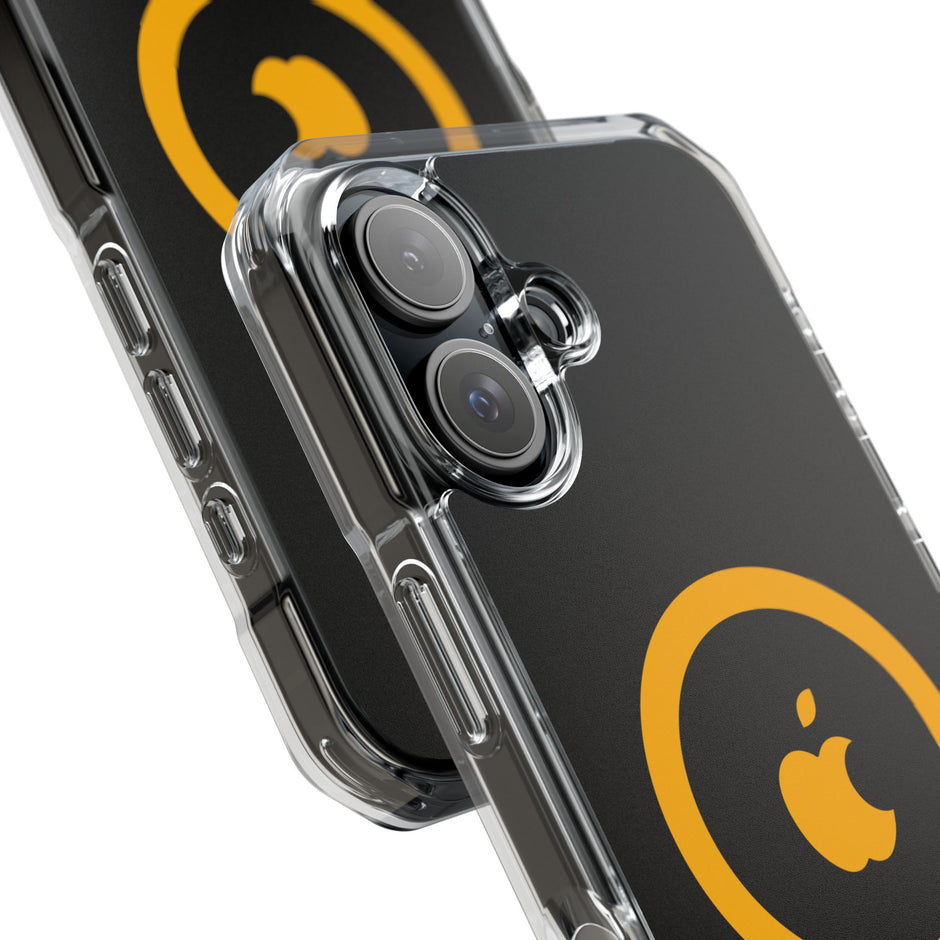 MagSafe Clear Phone Case – Yellow Ring