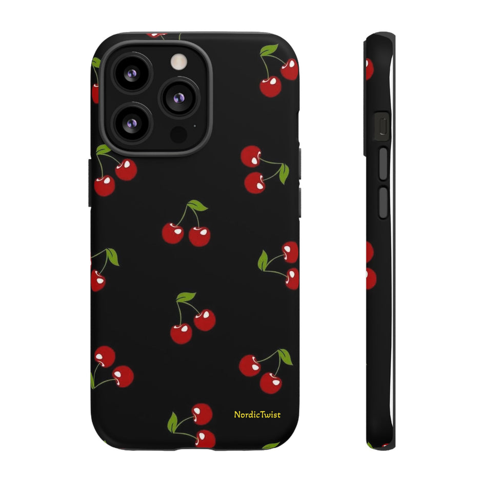 Cherry Pattern Tough Phone Case