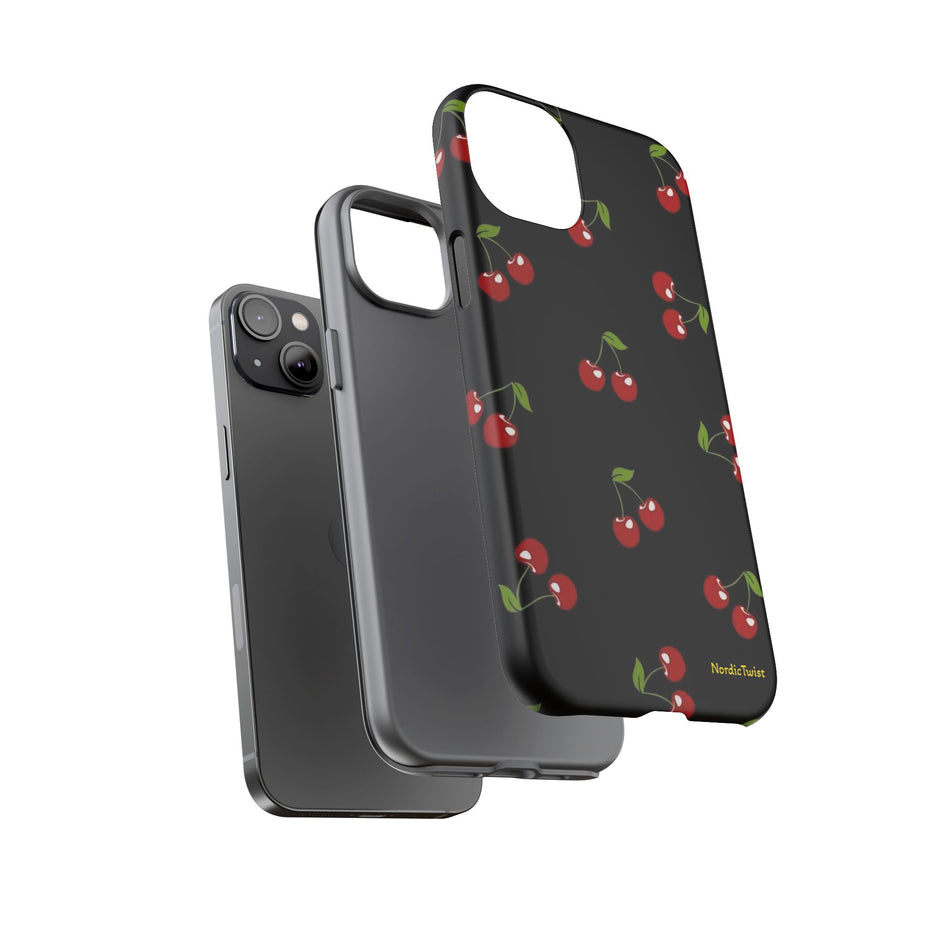 Cherry Pattern Tough Phone Case