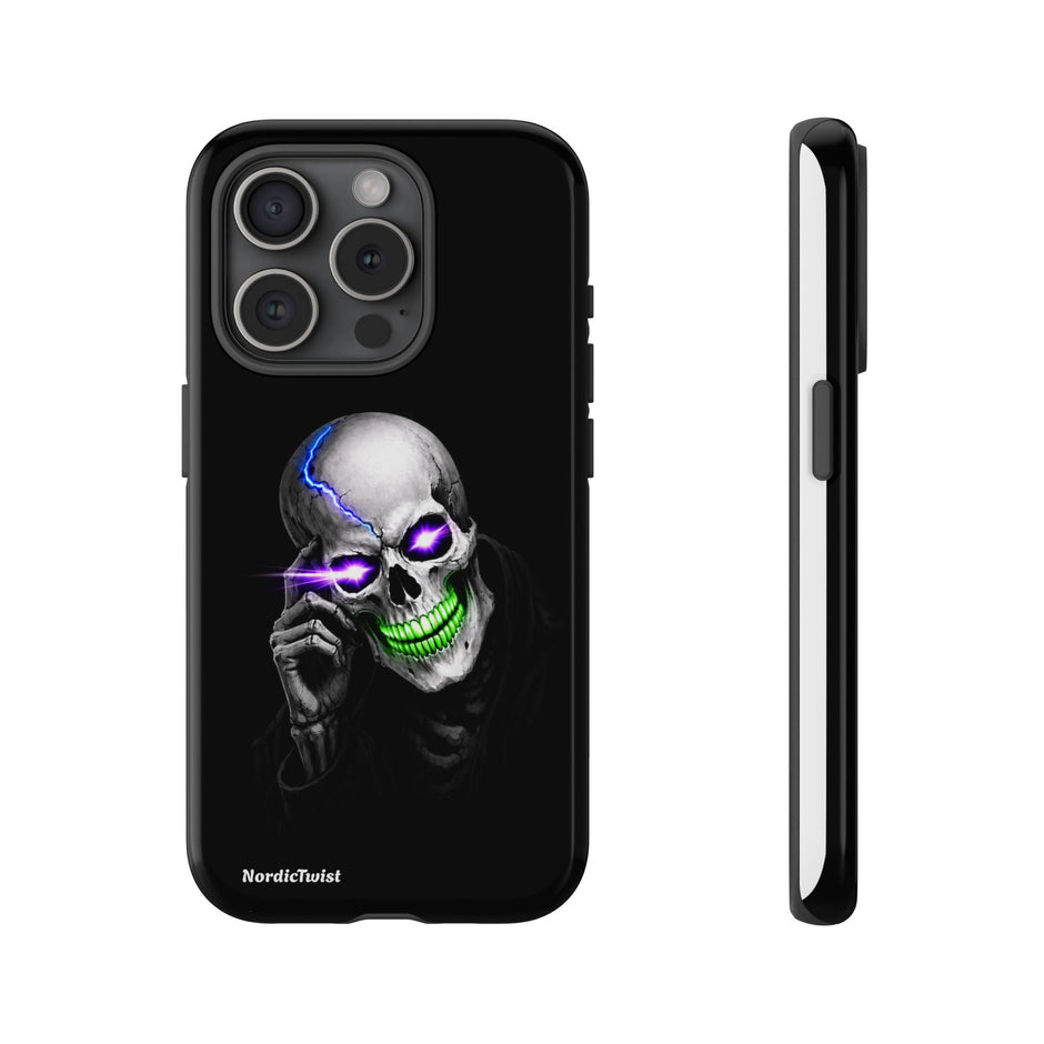 Neon Skull Tough Phone Case
