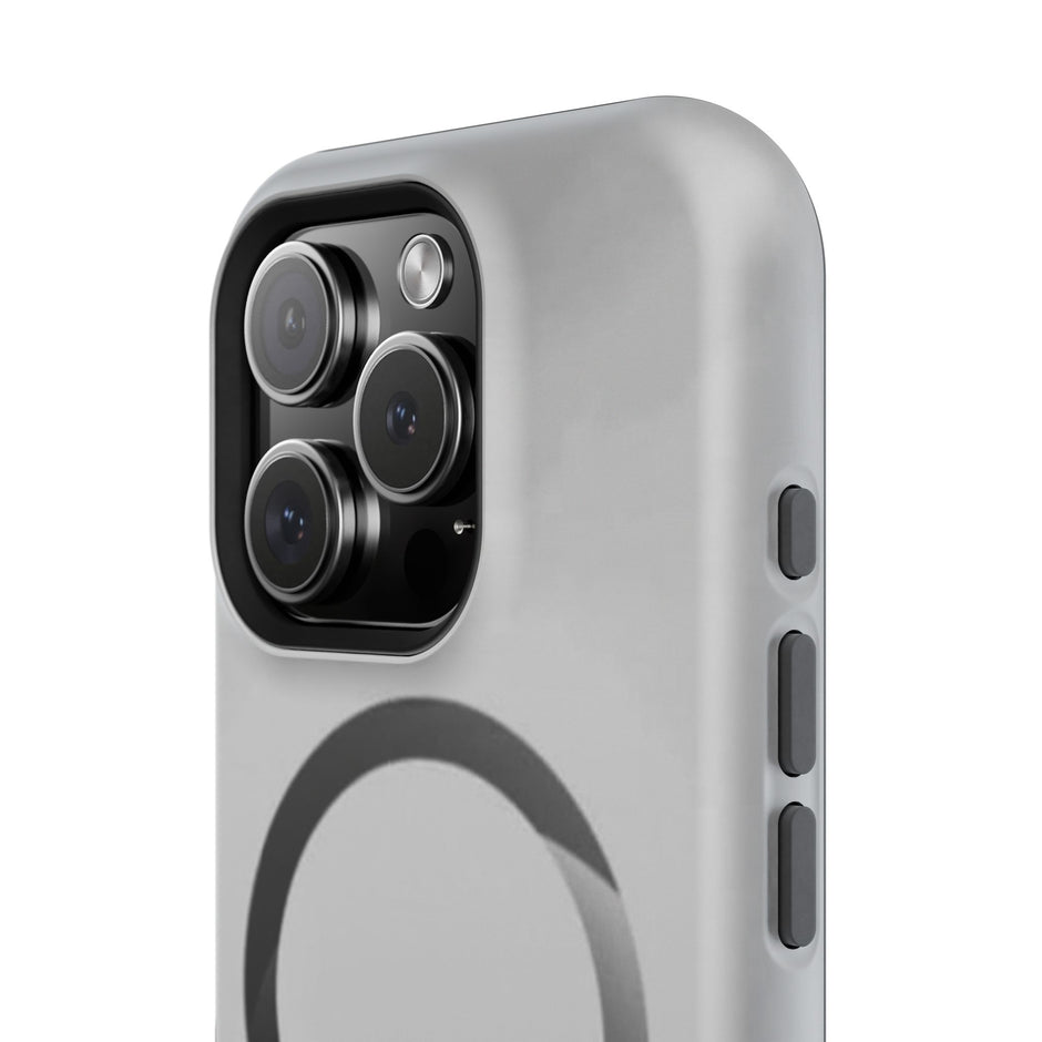 MagSafe Mobilskal – Grå Ringdesign