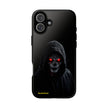 Tough Phone Case – Hooded Grim Reaper with Red Glowing Eyes