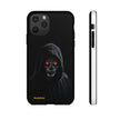 Tough Phone Case – Hooded Grim Reaper with Red Glowing Eyes