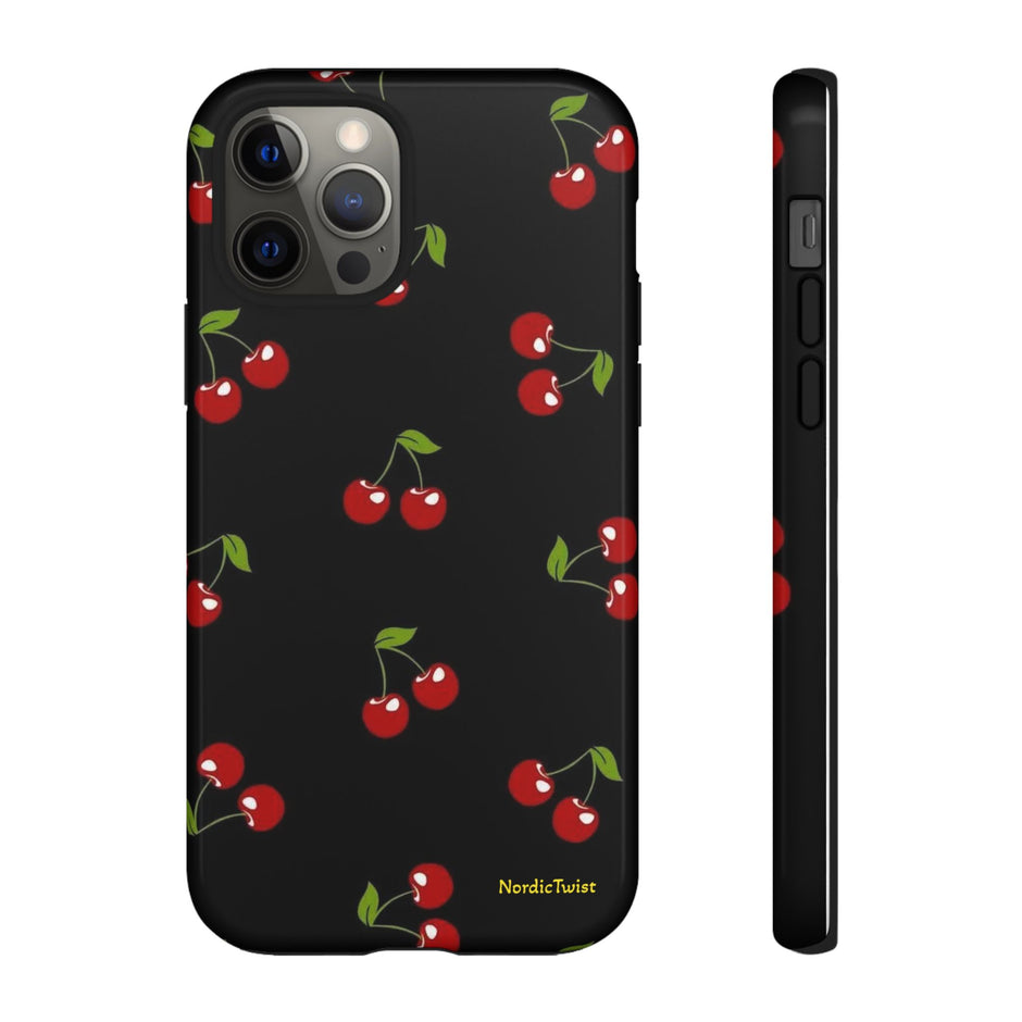 Cherry Pattern Tough Phone Case