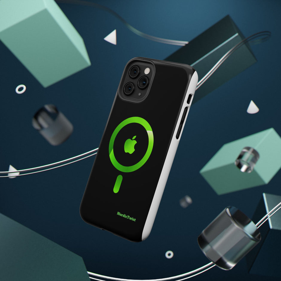 MagSafe Mobilskal Neongrön Ring