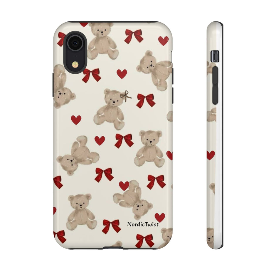 Teddy Bear Hearts Phone Case