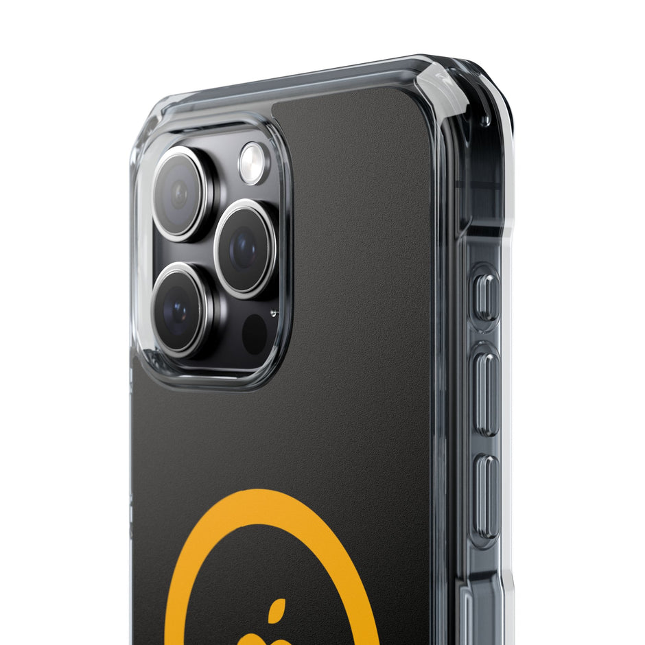 MagSafe Clear Phone Case – Yellow Ring