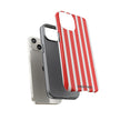 Red Striped Phone Case - Tough Cases for Stylish Protection