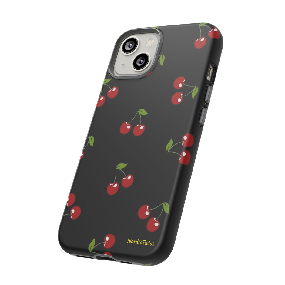 Cherry Pattern Tough Phone Case