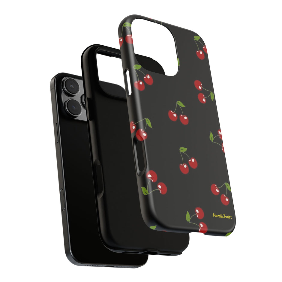 Cherry Pattern Tough Phone Case