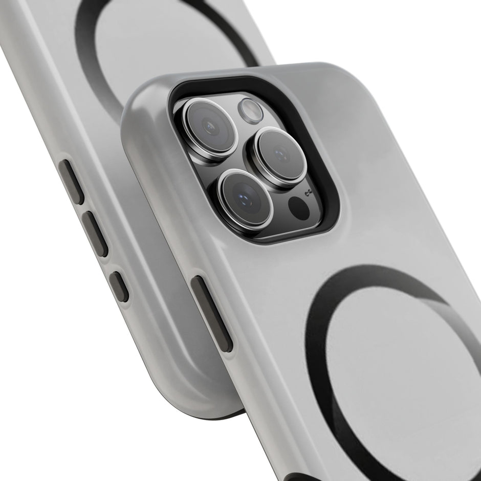 MagSafe Mobilskal – Grå Ringdesign