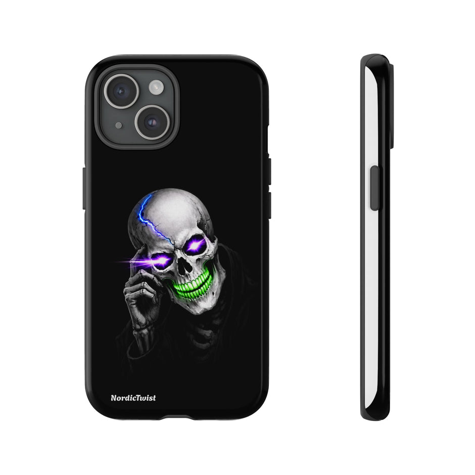 Neon Skull Tough Phone Case