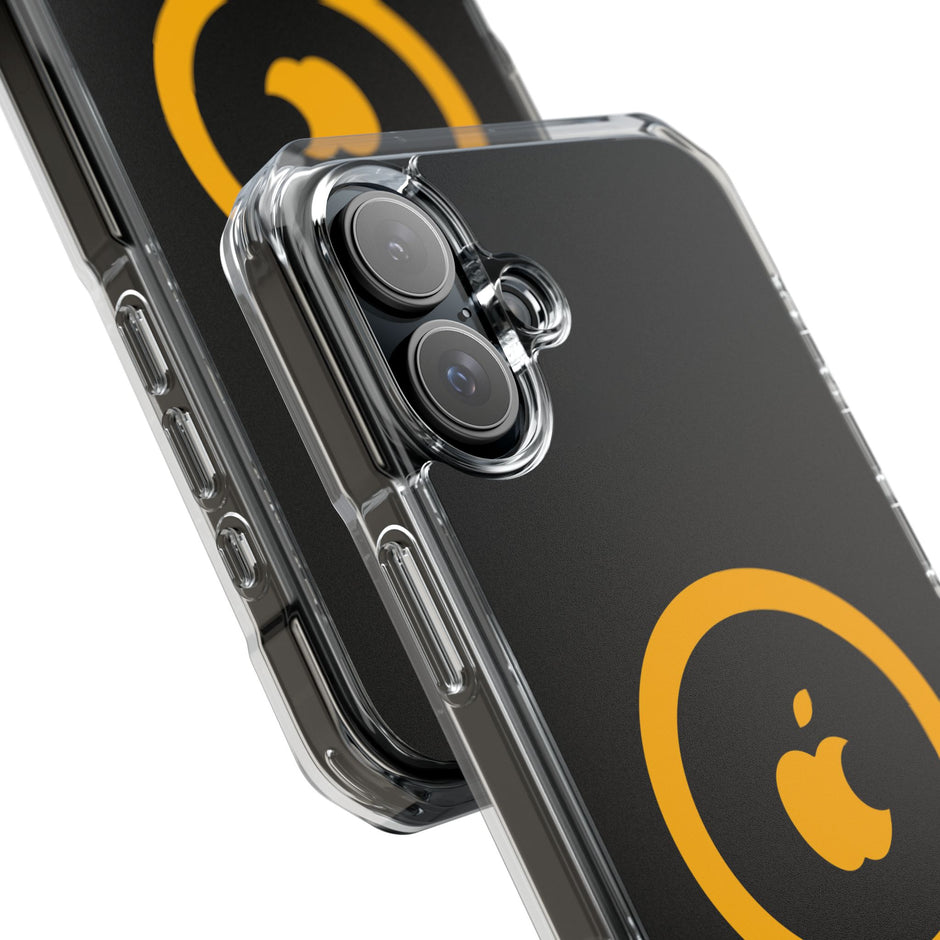MagSafe Clear Phone Case – Yellow Ring