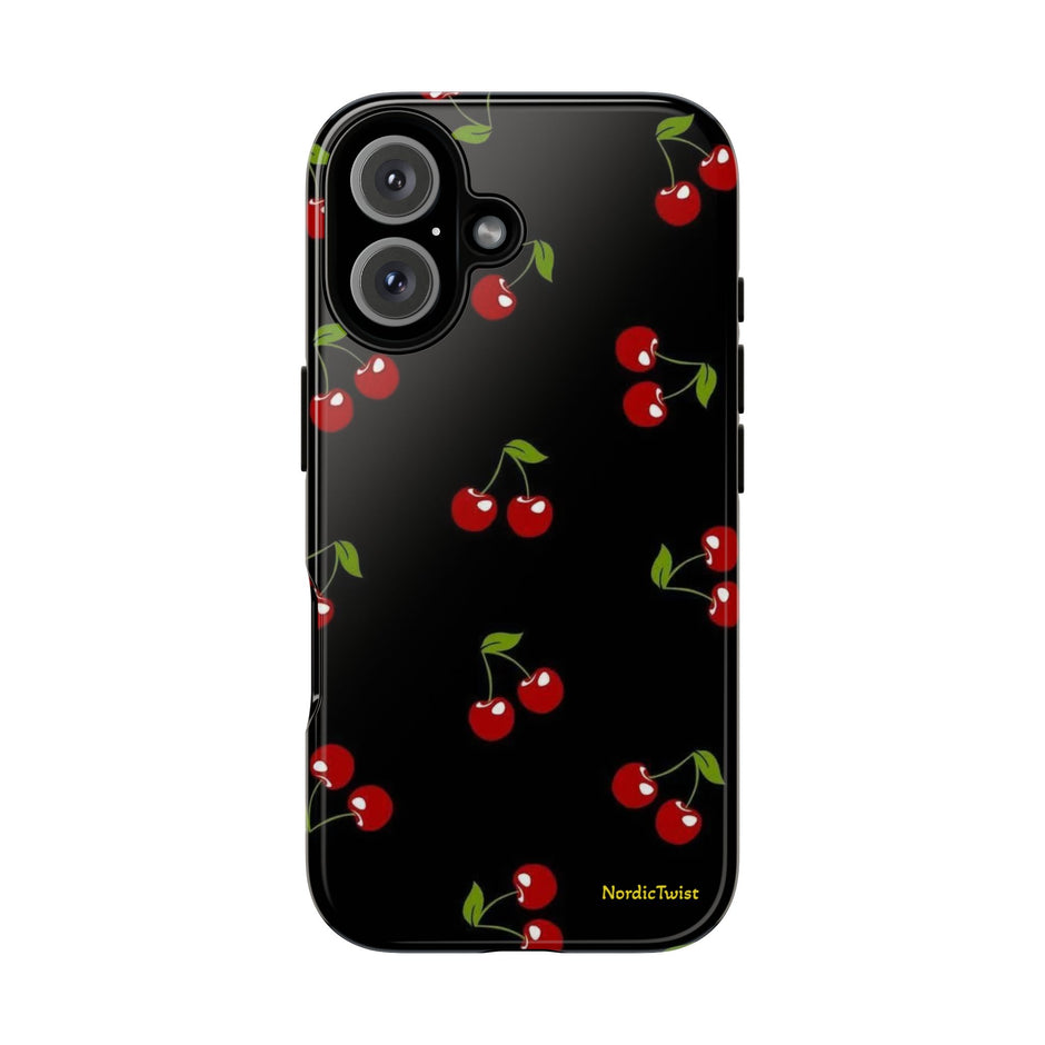 Cherry Pattern Tough Phone Case