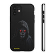 Tough Phone Case – Hooded Grim Reaper with Red Glowing Eyes