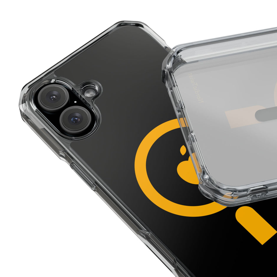 MagSafe Clear Phone Case – Yellow Ring