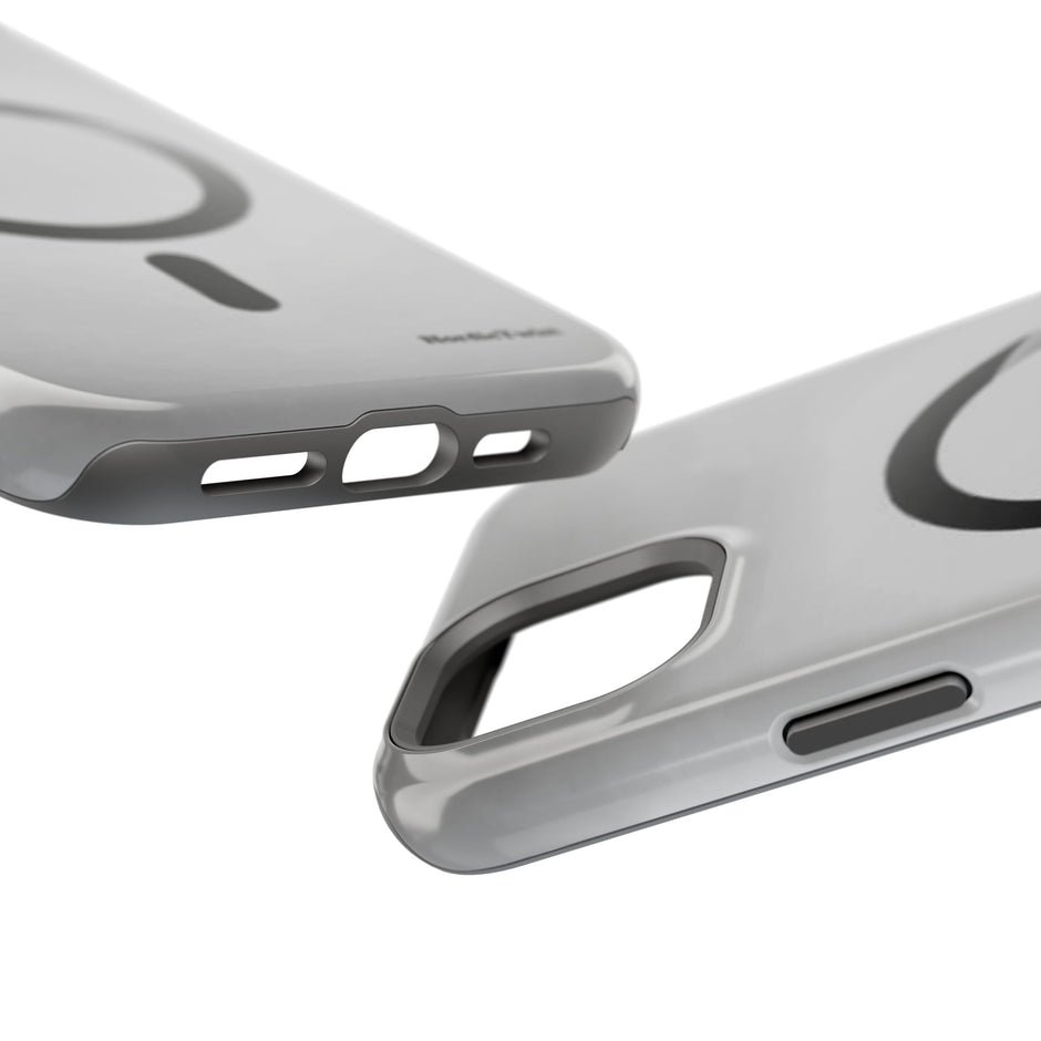 MagSafe Mobilskal – Grå Ringdesign
