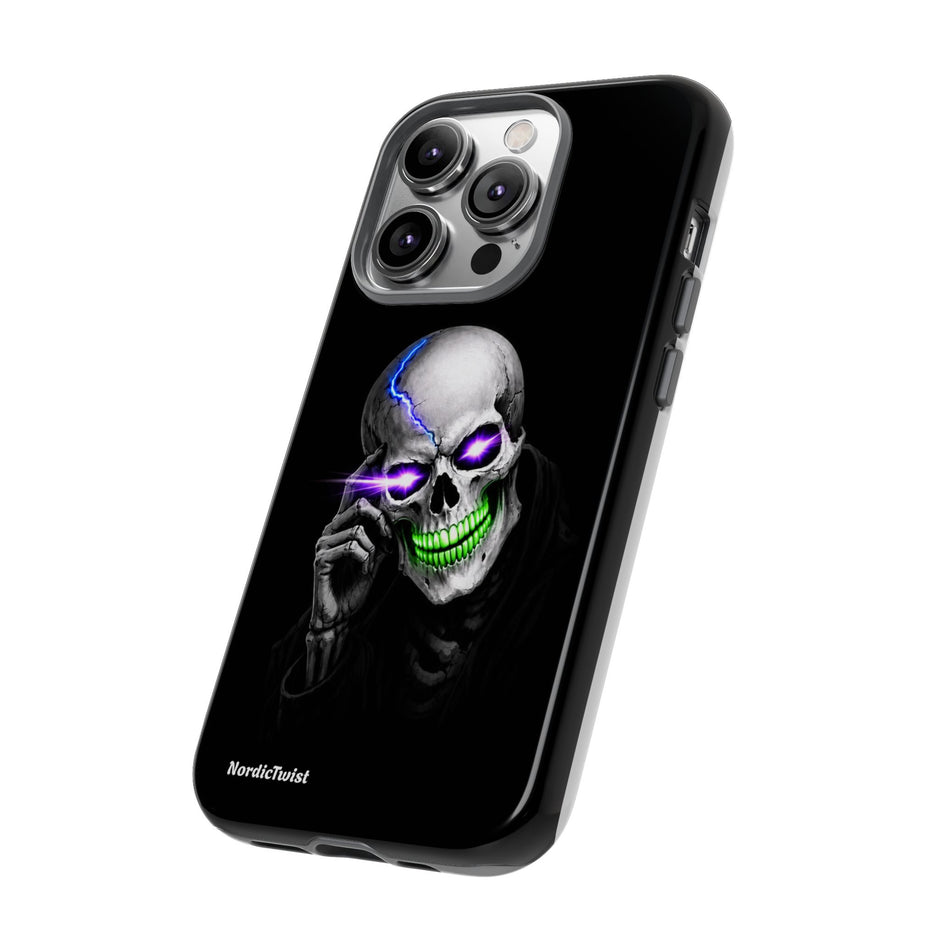 Neon Skull Tough Phone Case