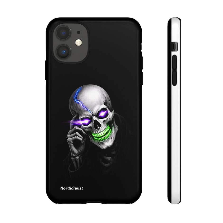 Neon Skull Tough Phone Case