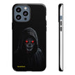 Tough Phone Case – Hooded Grim Reaper with Red Glowing Eyes